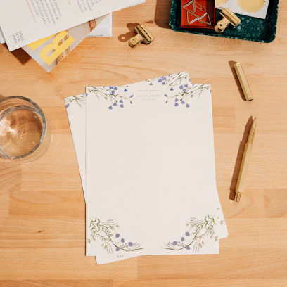 Papier Personalized Letter Writing Paper Set
