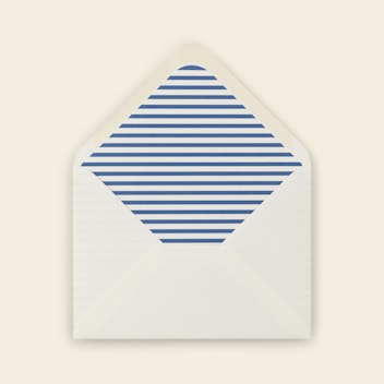7x5 Envelope Blue Stripe