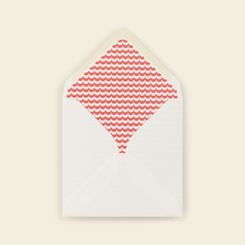Square Envelope Red Wave