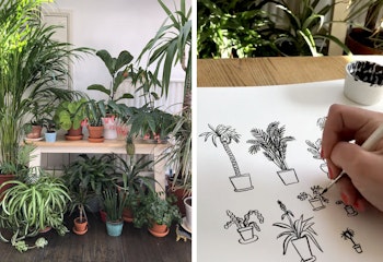 Make & Create: Painting House Plants 