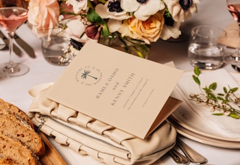 What to include in a wedding program 