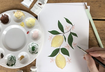 Make & Create: Painting Lemons with Emma Block