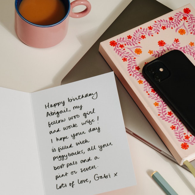 3 writers on what to write in an office birthday card
