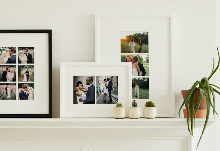 Frame your wedding photos