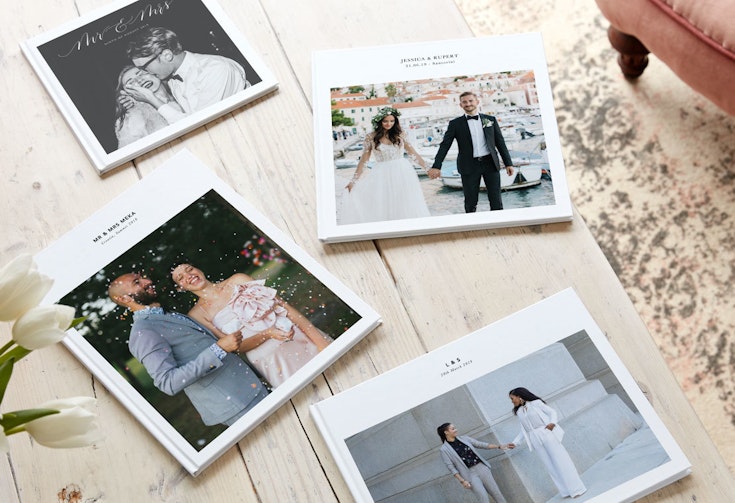 Create a wedding photo book