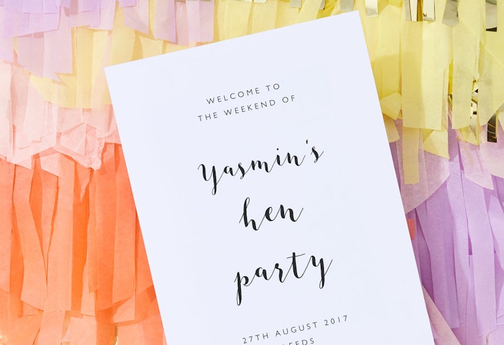 Hen Party Signs