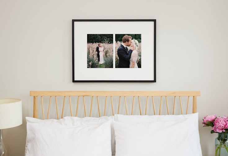 Where to hang pictures in a room