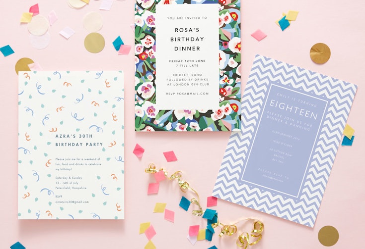 Customisable Invitations Papier