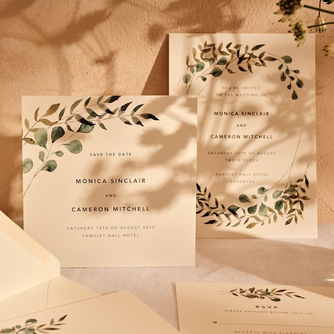 Before the day wedding stationery