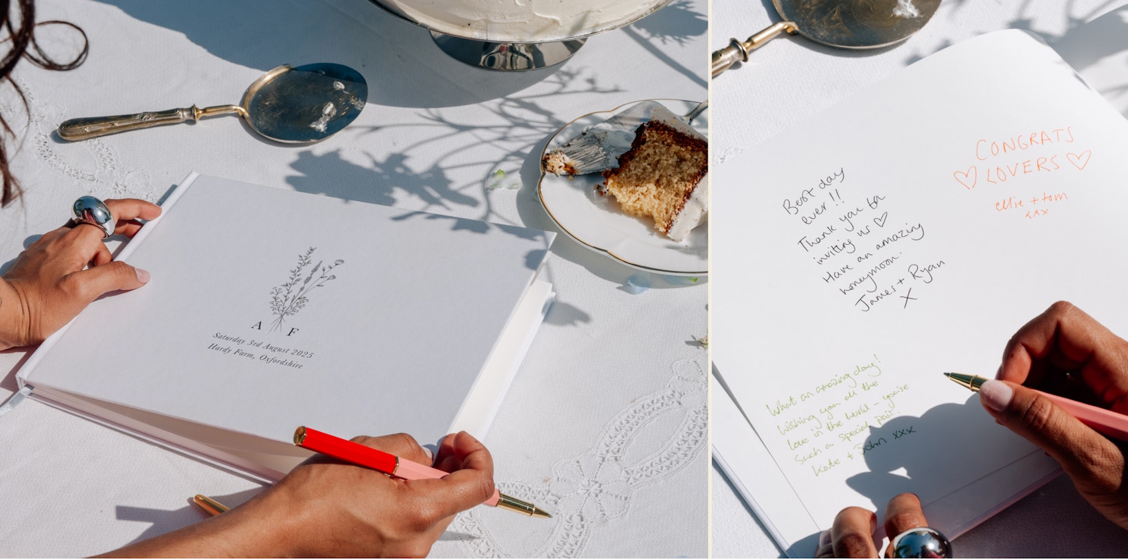 Papier guest book