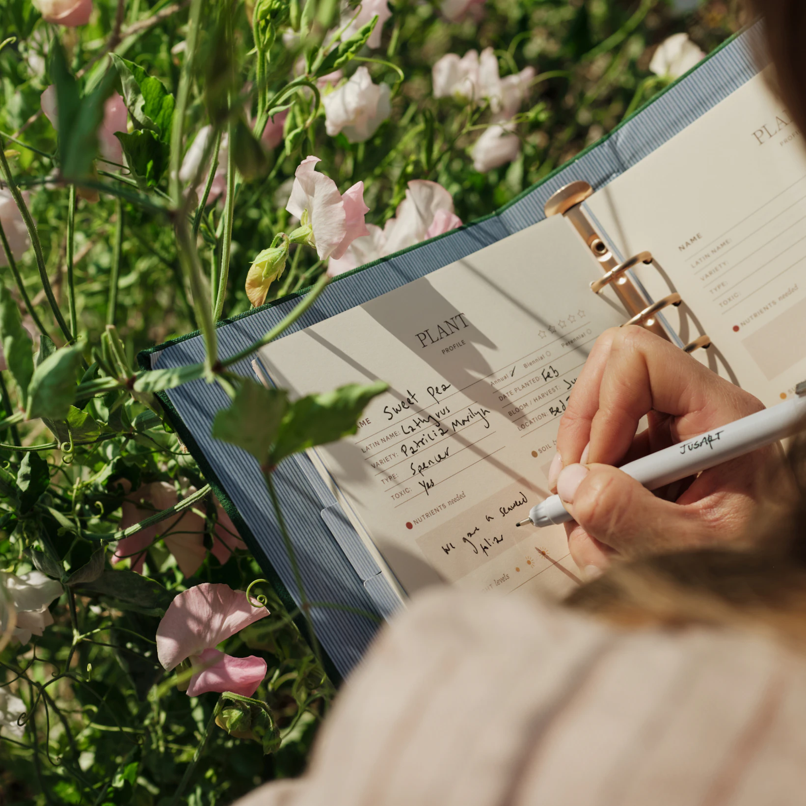 Papier garden journal