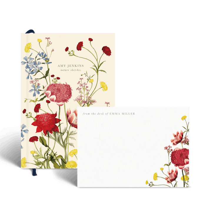 Wildflower Notebook & Notecard Set