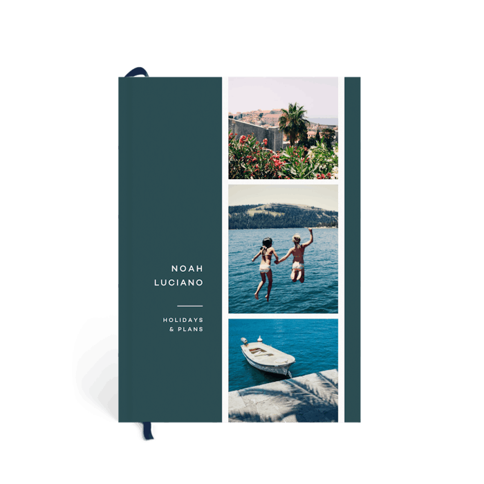 Minimal Photo Strip Notebook Personalized With Photo And Text