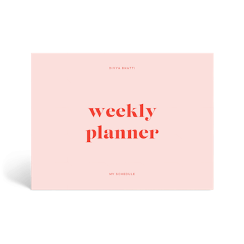 Desk Planner, Weekly Desk Planner