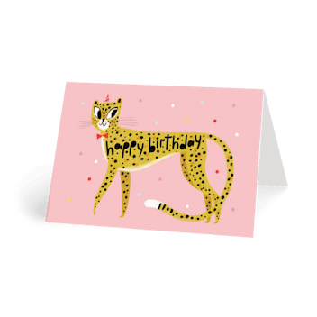 Birthday Cheetah