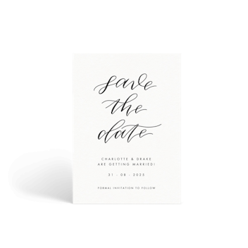 Save The Date Calligraphie