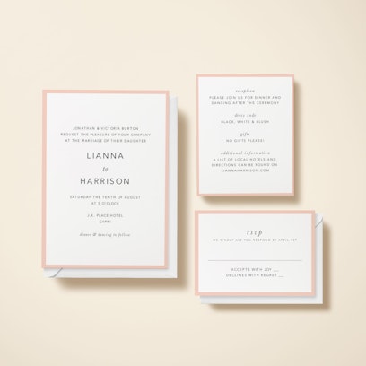 Option to add matching info and RSVP cards