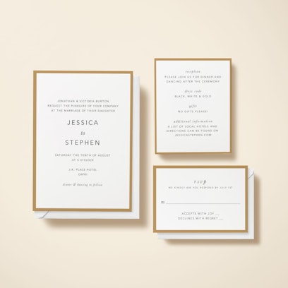 Option to add matching info and RSVP cards