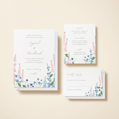 Option to add matching info and RSVP cards