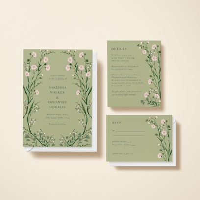 Option to add matching info and RSVP cards
