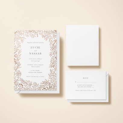 Option to add matching info and RSVP cards