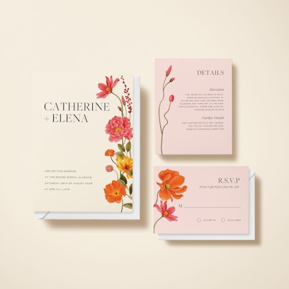 Option to add matching info and RSVP cards