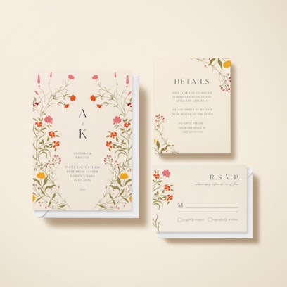 Option to add matching info and RSVP cards