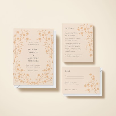 Option to add matching info and RSVP cards