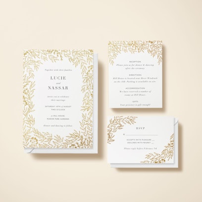 Option to add matching info and RSVP cards