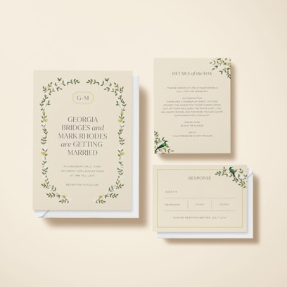Option to add matching info and RSVP cards