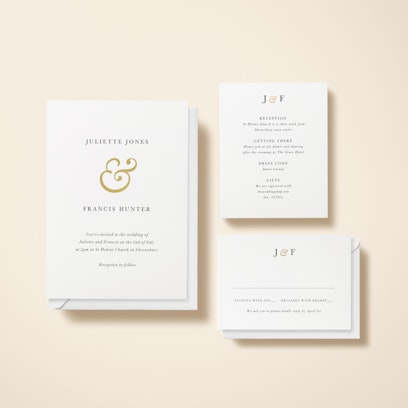 Option to add matching info and RSVP cards