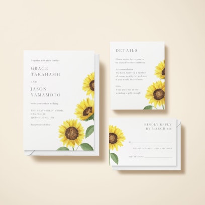 Option to add matching info and RSVP cards