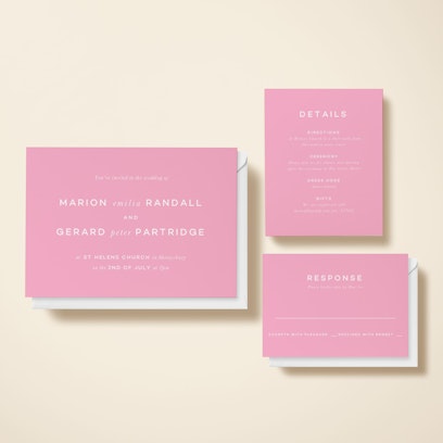 Option to add matching info cards and RSVP cards