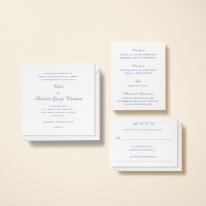 Option to add matching info cards and RSVP cards