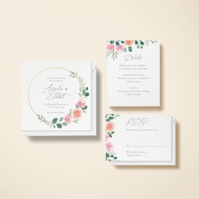 Option to add matching info cards and RSVP cards