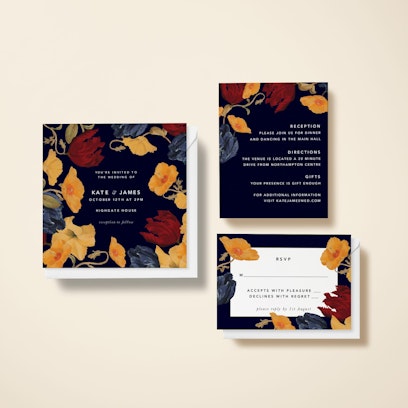 Option to add matching info cards and RSVP cards