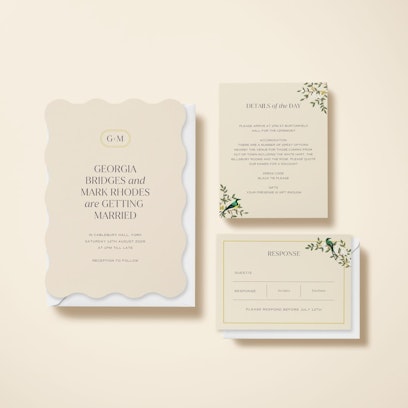 Option to add matching info cards and RSVP cards