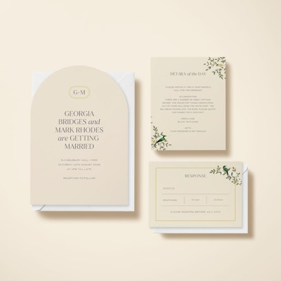 Option to add matching info cards and RSVP cards
