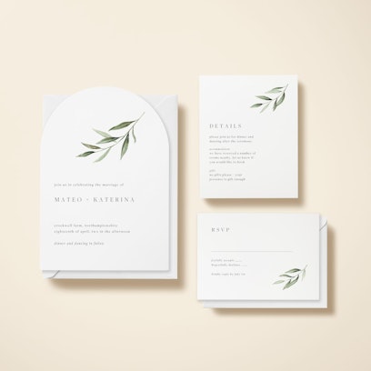 Option to add matching info cards and RSVP cards