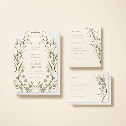 Option to add matching info cards and RSVP cards