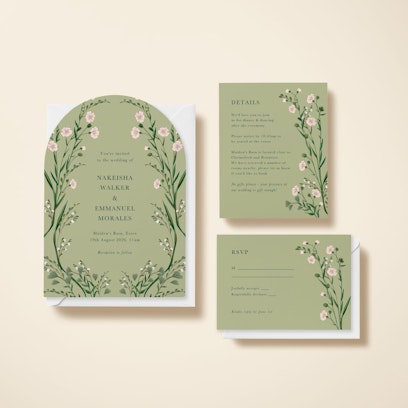 Option to add matching info cards and RSVP cards