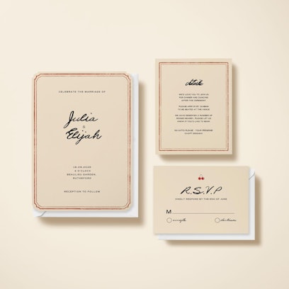 Option to add matching info cards and RSVP cards