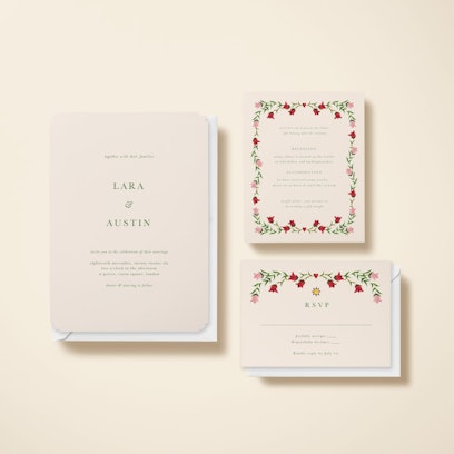 Option to add matching info cards and RSVP cards