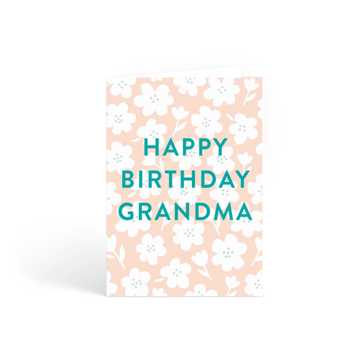 blooming meadow grandma birthday card papier