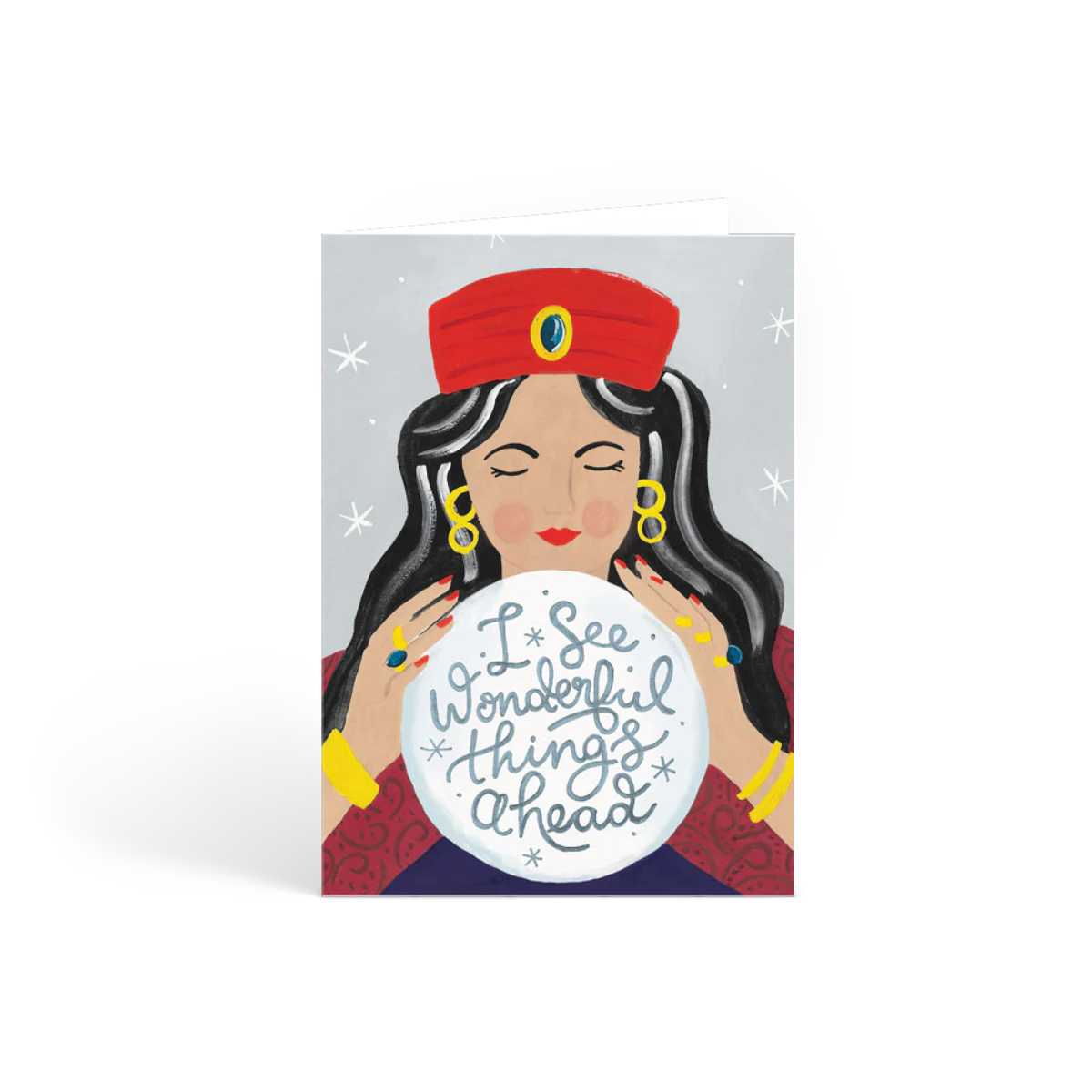 Fortune Teller Greeting Card Papier