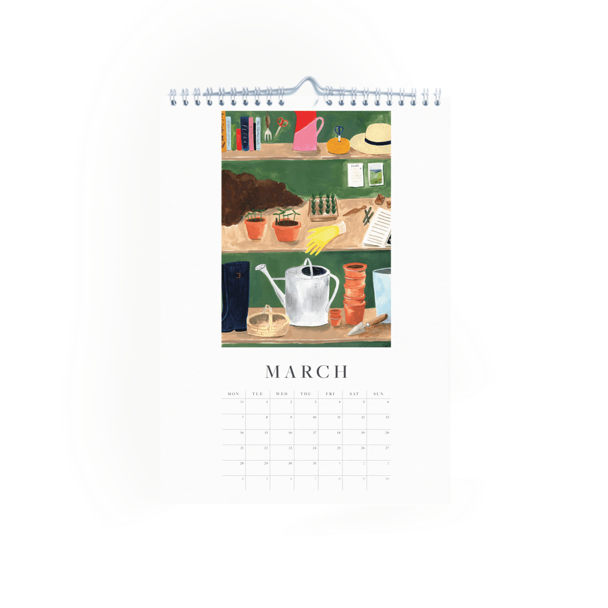 2021 Garden Plant Calendar Papier 2021 garden calendar