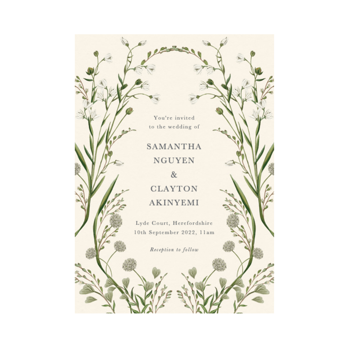 Elderflower | Wedding Invitation | Papier