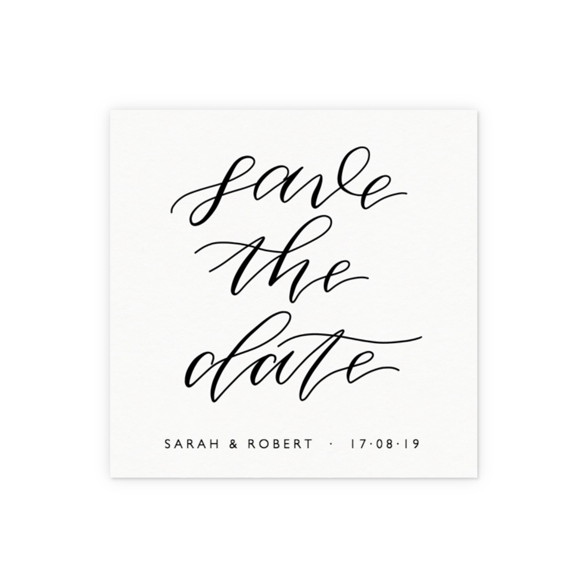 Save The Date Calligraphic
