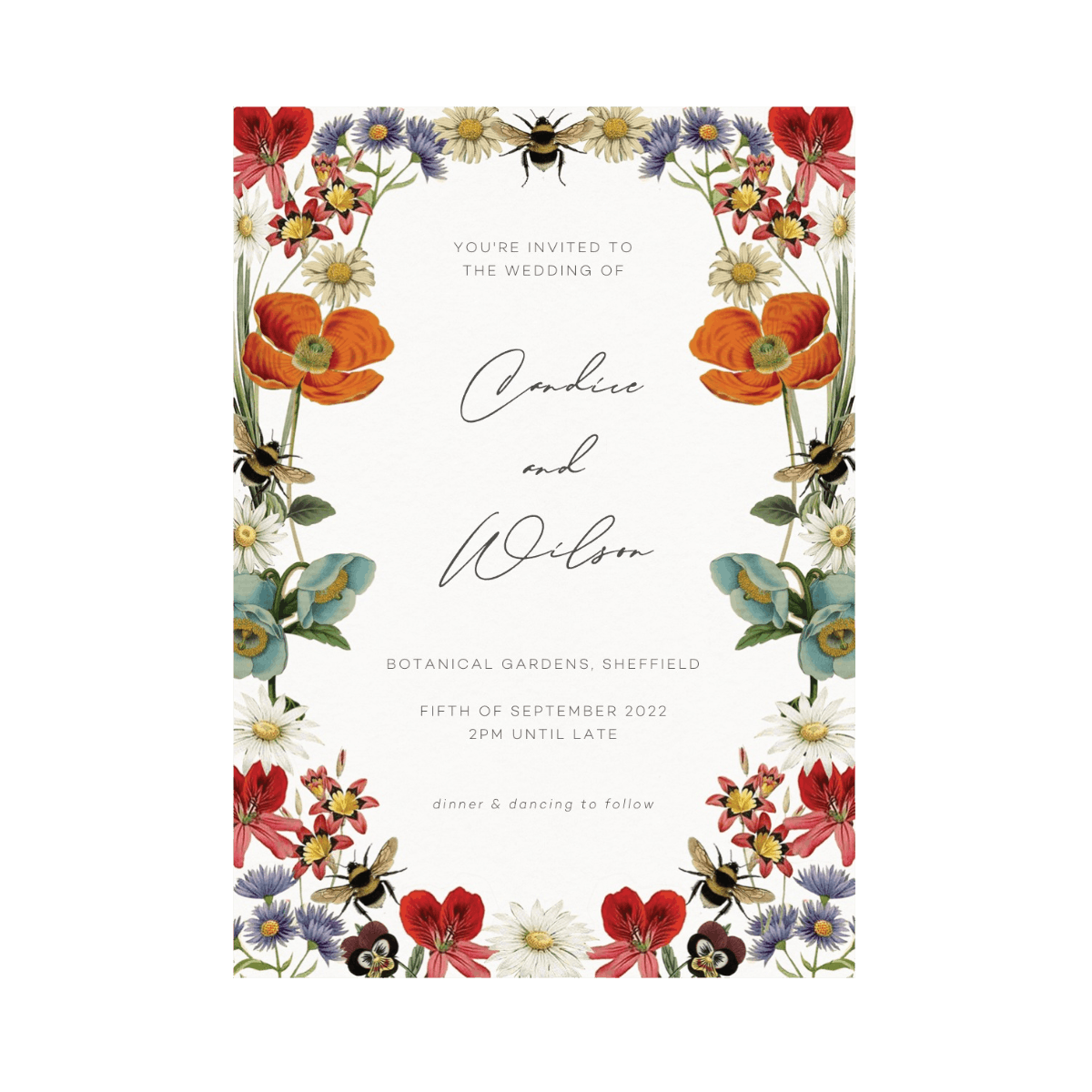 Spring Rustic | Wedding Invitation | Papier