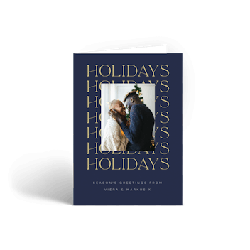 Typographic Christmas Photo